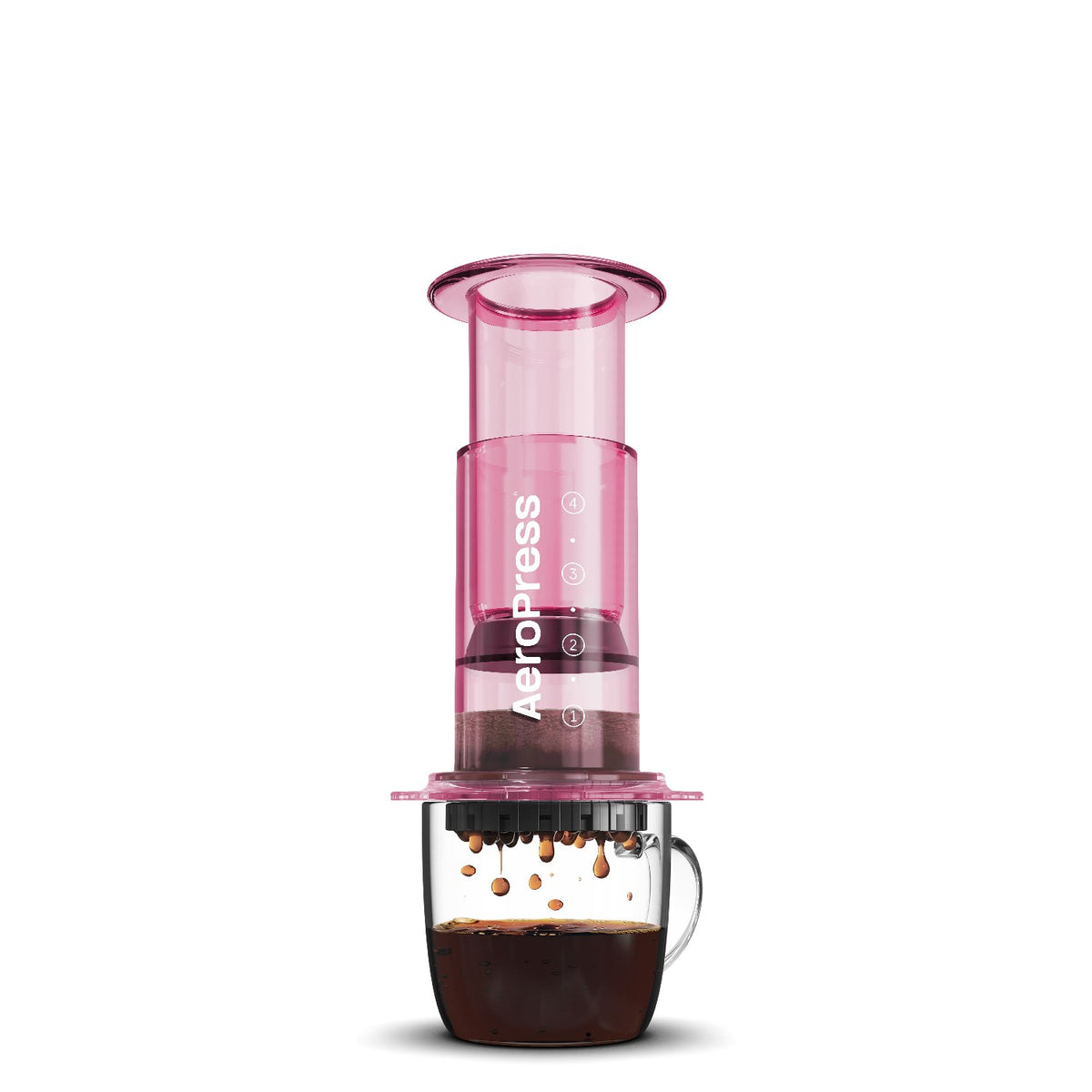 AeroPress Clear Color - Pink