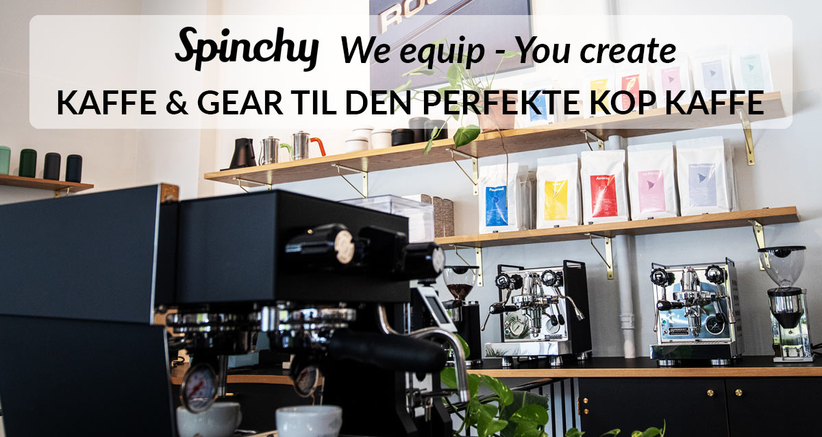 Køb dit eksklusive kaffeudstyr og gastrogear hos os ☕ | Spinchy