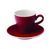 Picture of the red cappuccino cup from Loveramics Tulip collection